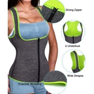 Front zipper neoprene vest medium